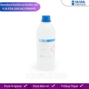Standard Kalibrasi Buffer pH 9.18 dalam Botol FDA (500 mL) HI8009L HANNA