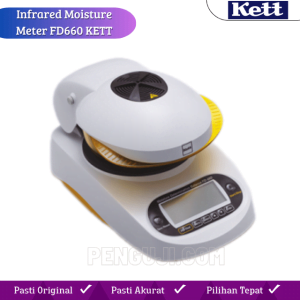 Alat Pengukur Kadar Air Semua Sample Range 100%, Akurasi 0,01% Infrared FD660 KETT