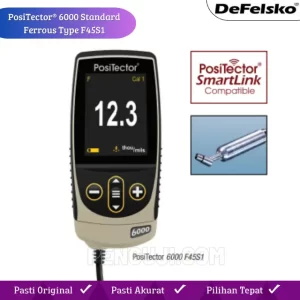 Alat Ukur Ketebalan Cat PosiTector 6000 Coating Thickness Gauge F45S1 dengan Probe Mikro