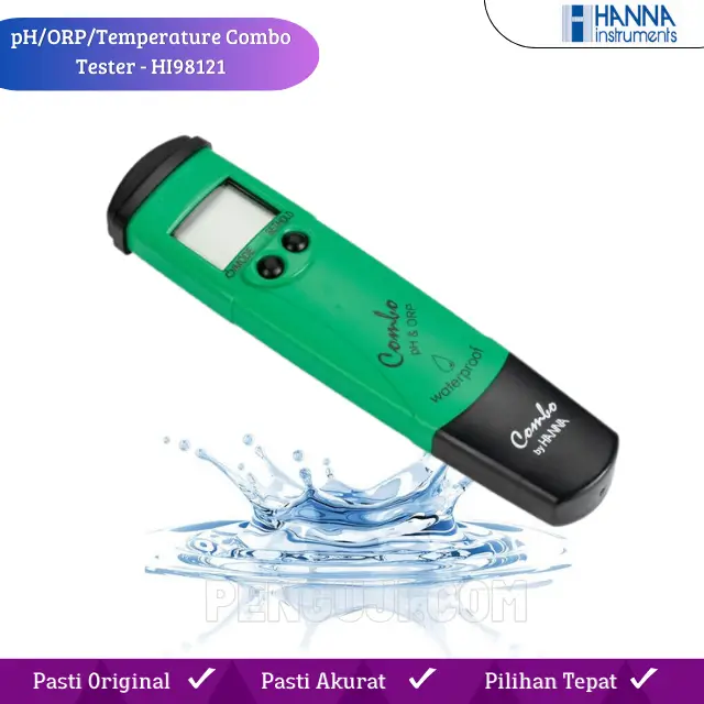 Tester Kualitas Air 3 Parameter pH, ORP & Suhu HI98121 HANNA - Image 2