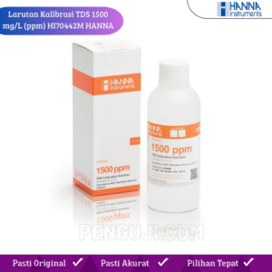 Larutan Kalibrasi TDS 1500 mg/L (ppm) (Botol 230 mL) HI70442M HANNA