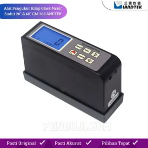 Alat Pengukur Kilap Gloss Meter Sudut 20° & 60° GM-26 LANDTEK