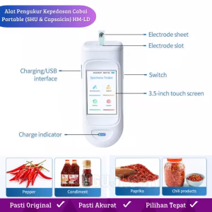 Alat Pengukur Kepedasan Cabai Portable (SHU & Capsaicin) HM-LD