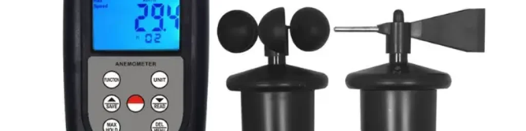 Alat Ukur Kecepatan dan Arah Angin Anemometer AM1236C LANDTEK