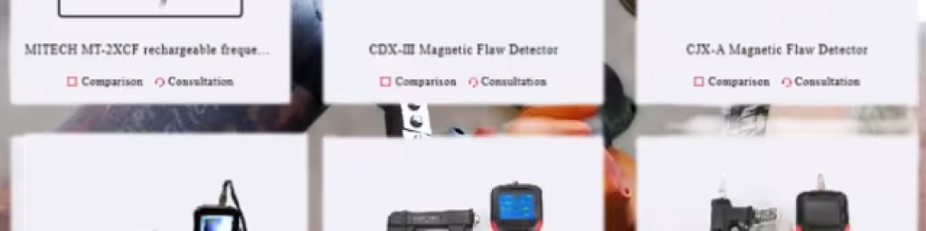 Rekomendasi Portable Magnetic Particle Flaw Detector Mitech Alat NDT Deteksi Keretakan Besi Terbaik MITECH
